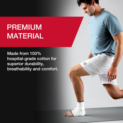 Mueller Sports Medicine Premium Athletic Tape, 10 Pack, White - Quality Hospital-Grade Athletic Tape, Easy to Tear for Fast & Effective Taping, 1.5" x 15 Yards Per Roll