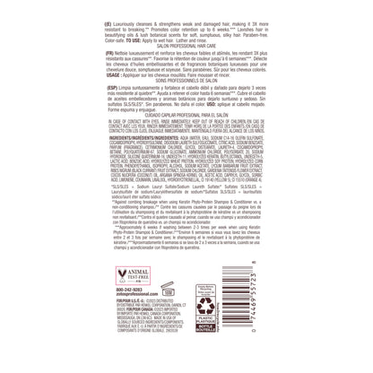 Bain de Terre Keratin Phyto-Protein Color Protect Strengthening Shampoo, Color-Safe Strengthening for Weak & Damaged Hair, Sulfate-Free, Paraben-Free