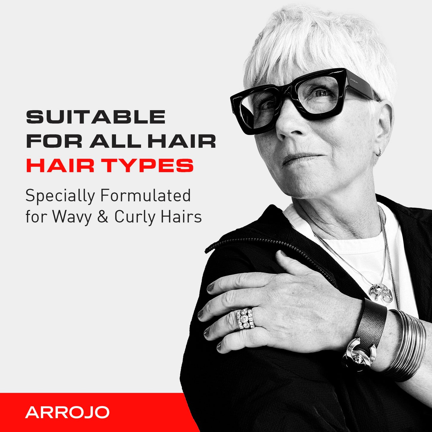 Arrojo Glint Texture & Shine Spray, 6.7oz – Sulfate & Paraben Free Lightweight Hair Spray – Frizz Control & Flexible Hold for Curly Hair with Vitamin E & Fruit Extracts