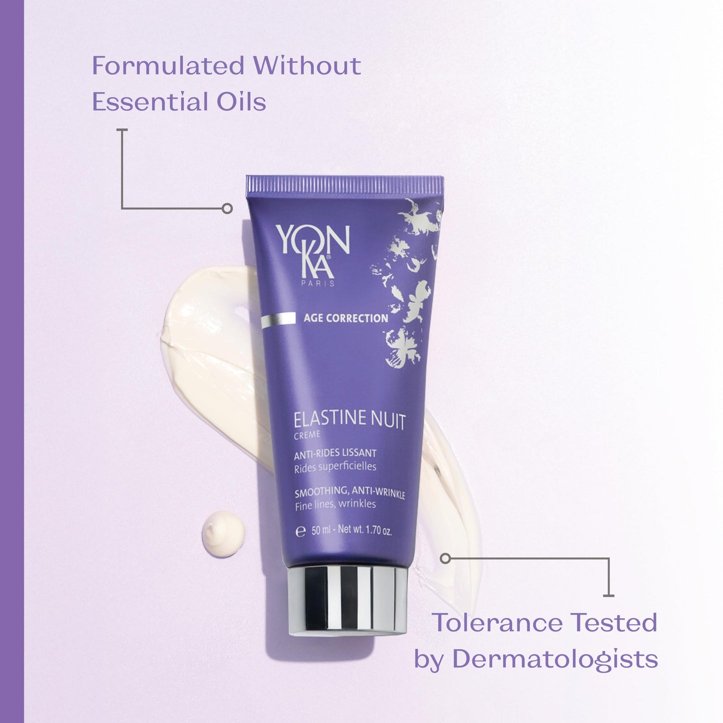 Yonka Elastine Anti-Aging Face Cream | Visibly Smooth Wrinkles, Firms & Deeply Hydrates | Repairs Damaged Skin | Vitamins A, C & E, Elastin Peptides & 19 Amino Acids | Non-Greasy