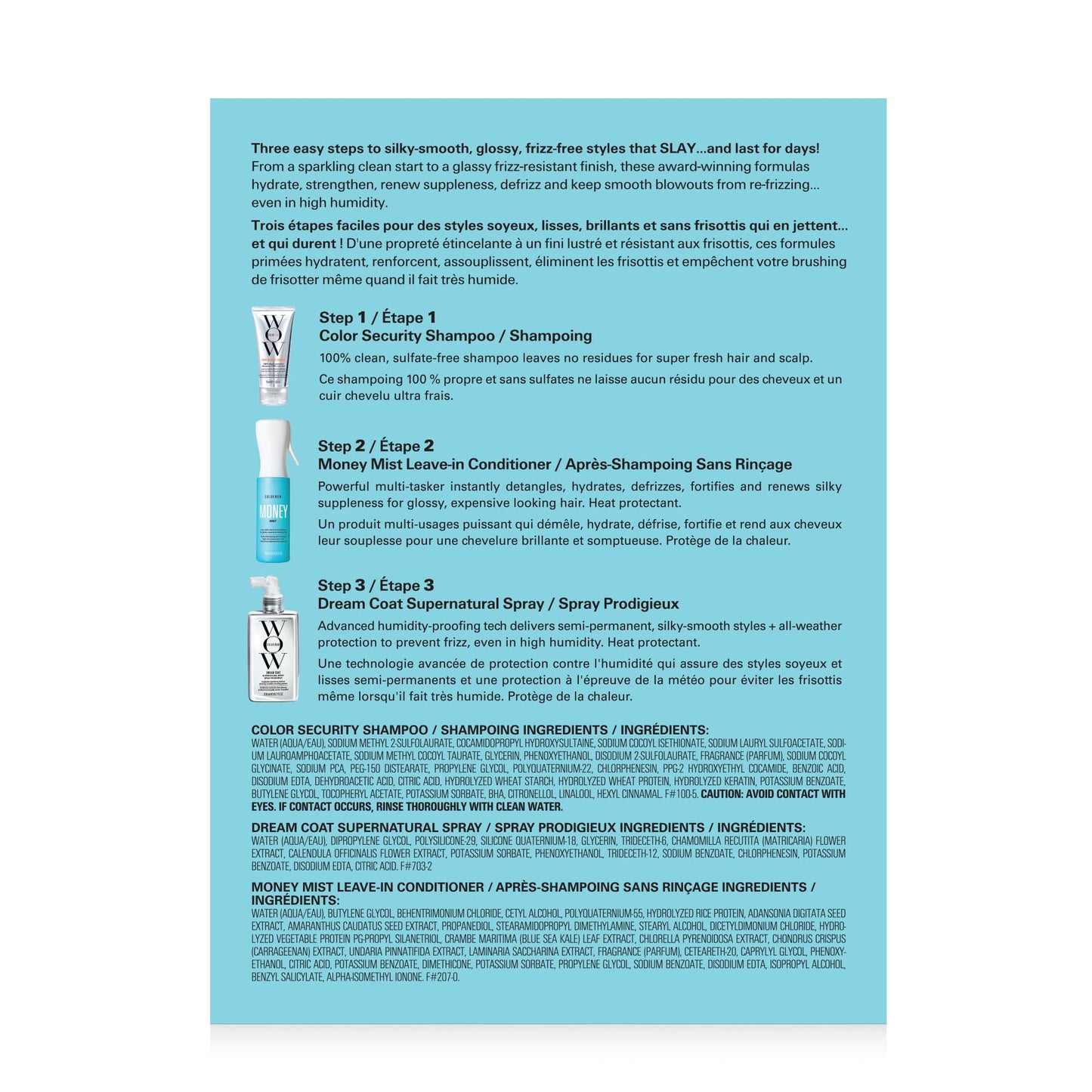 COLOR WOW Dream Coat Supernatural Spray – Keep Your Hair Frizz-Free and Shiny No Matter the Weather with Award-Winning Anti-Humidity Treatment