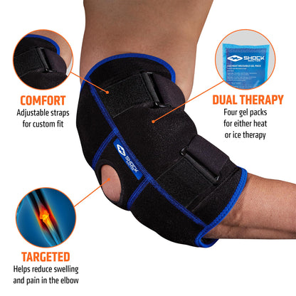 Shock Doctor Ice Recovery Elbow Compression Wrap