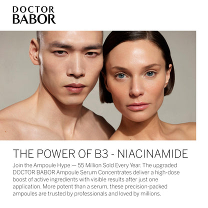 Doctor BABOR Barrier Protect Ampoules Serum | Strengthened Skin Protection Barrier | With Ceramides and Niacinamide | For Dry and Stressed Skin | Radiant and Balanced Skin | Vegan | 7 x 2 ml