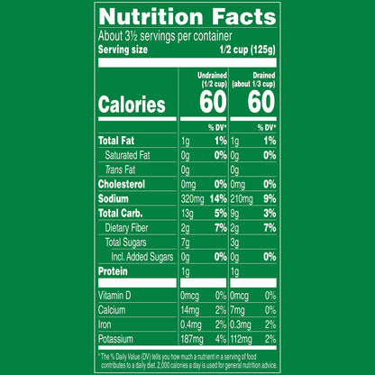DEL MONTE FRESH CUT HARVEST SELECTS Sweet White Whole Kernel Corn, Canned Vegetables, 12 Pack, 15.25 oz Can