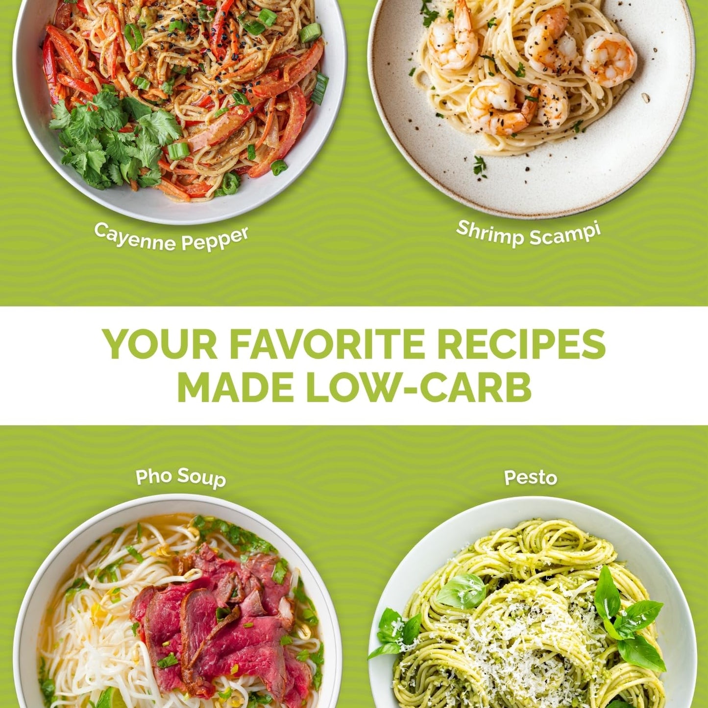 Palmini Angel Hair Pasta | Low-Carb, Low-Calorie Hearts of Palm Pasta | Keto, Gluten Free, Vegan, Non-GMO, Plant Based, Healthy Noodles | As seen on Shark Tank | (14 Ounce Pouch-Pack of 6)