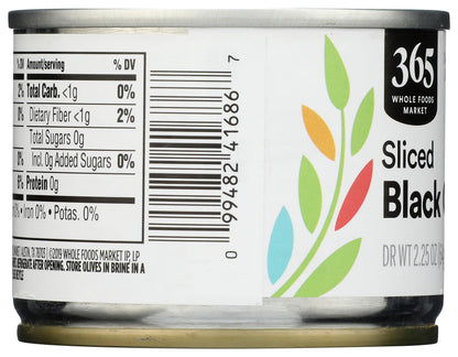 365 by Whole Foods Market, Ripe Sliced Olives, 2.25 Ounce