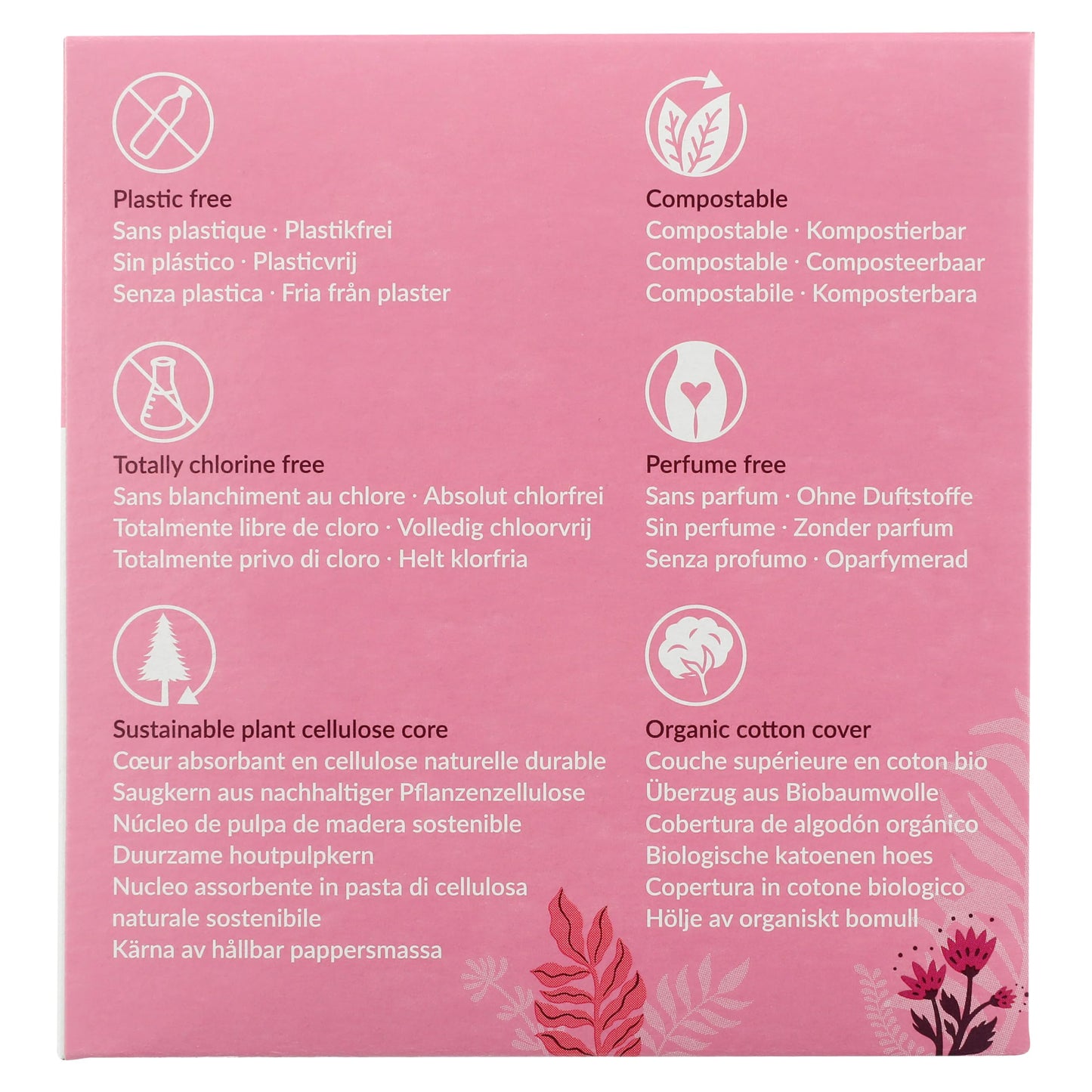 Natracare Ultra Extra Pads with Wings, Long, Individually Wrapped, Made with Certified Organic Cotton, Ecologically Certified Cellulose Pulp and Plant Starch (1 Pack, 8 Pads Total)