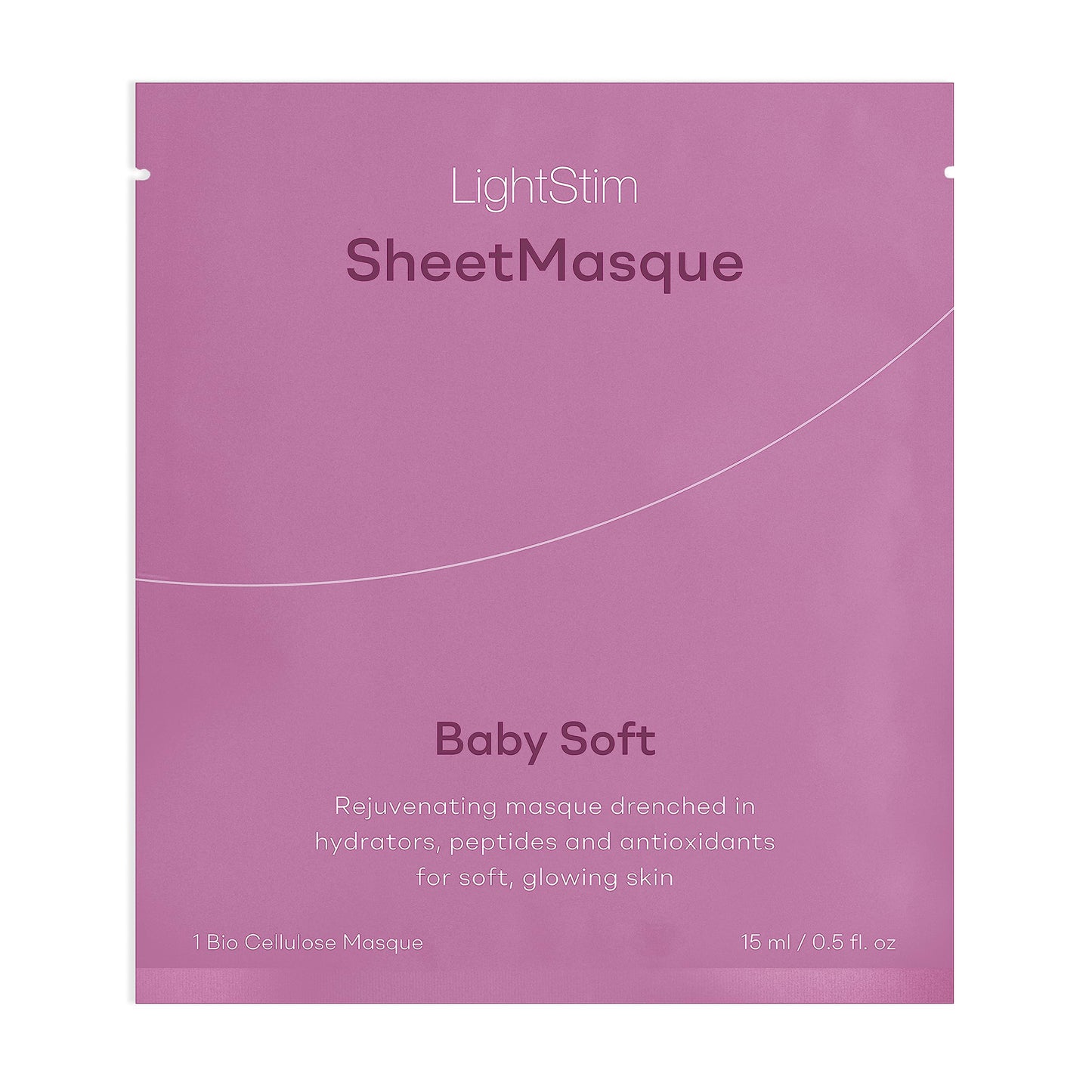 LightStim SheetMasque Rejuvenating, Breathable, Bio Cellulose Mask Drenched in Hydrators, Peptides, and Antioxidants to Soften Lines and Reduce Redness for Glowing, Healthy-Looking Skin