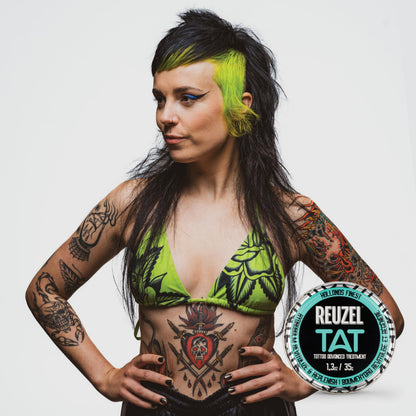 REUZEL Hydrabalm, Color Enhancement Revives Tattoos, Moisturizes, Protects, Prevents Skin Irration and Damage, Vegan Formula and Natural Ingredients, Petroleum Free, 1.3 oz