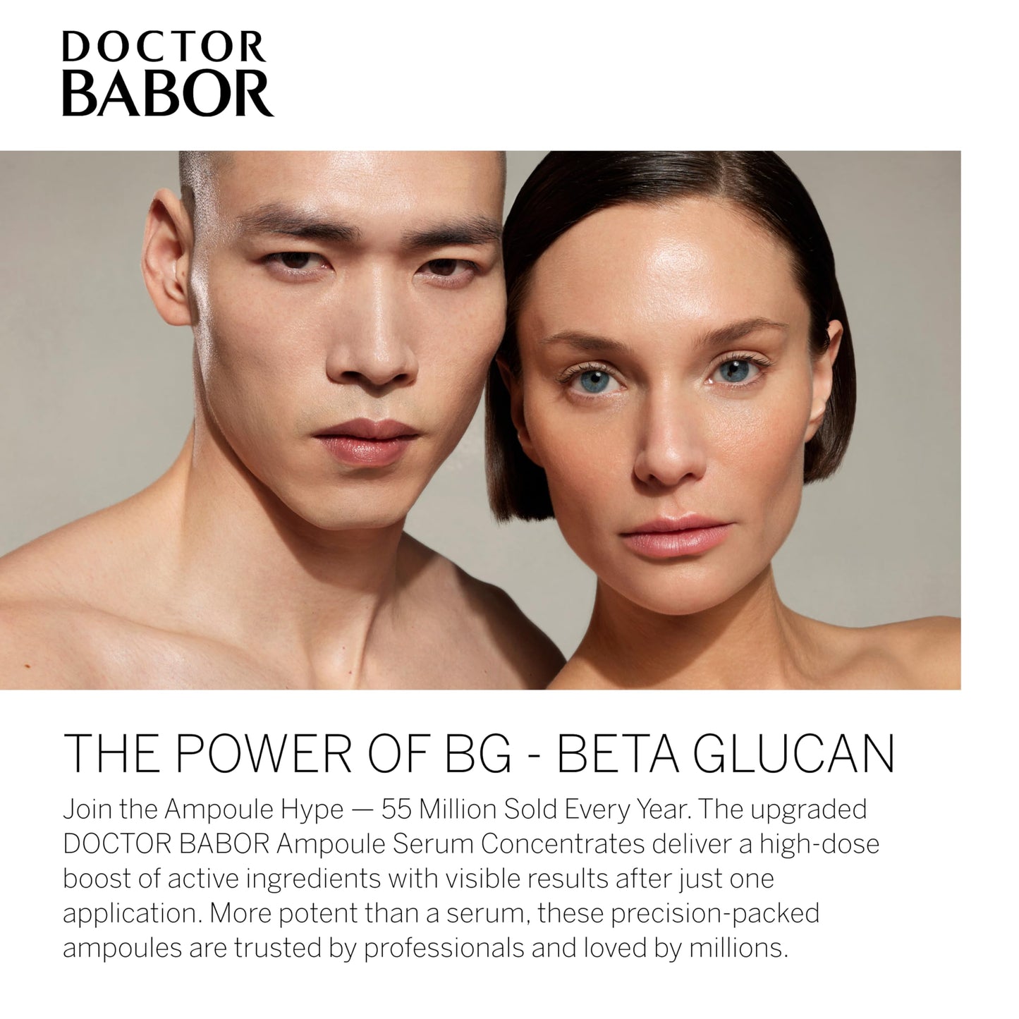 Doctor BABOR Instant Soothing Ampoule Serum Concentration | Ampoules for the Face | Immediate Soothing & Anti-Redness | For Sensitive and Stressed Skin | Beta Glucan | Vegan | 7 x 2 ml