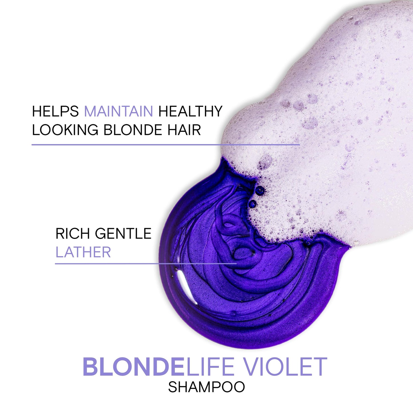 Joico Blonde Life Violet Shampoo | For Cool & Bright Blonde Hair | Neutralize Brassy Tones | Banish Yellow Tones | Boost Shine | Sulfate Free | With Monoi & Tamanu Oil