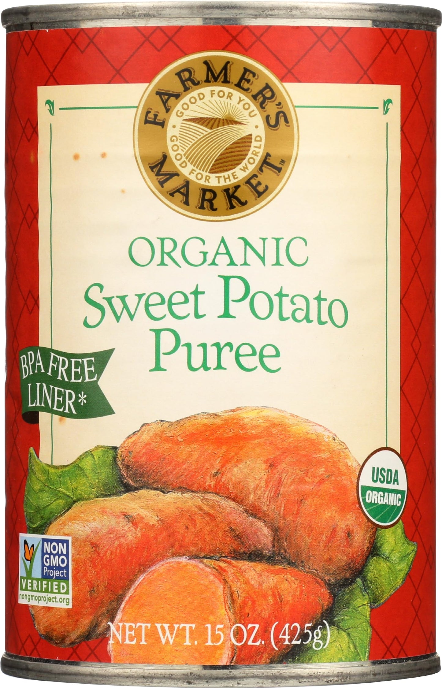 Farmers Market Foods Potato Swt Puree Org 15 OZ