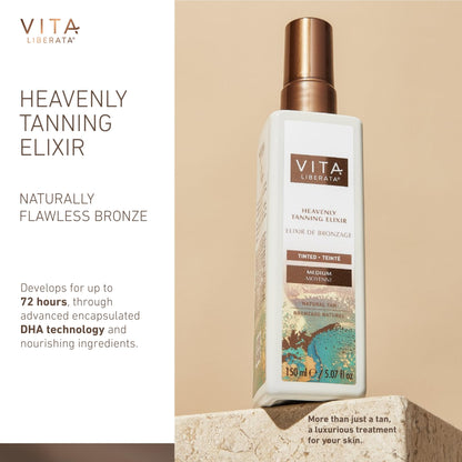 Heavenly Tanning Elixir Untinted Medium, 150ML