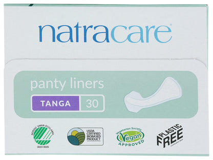 Natracare Natural Panty Liners, Tanga, 30 Count (Pack of 1)