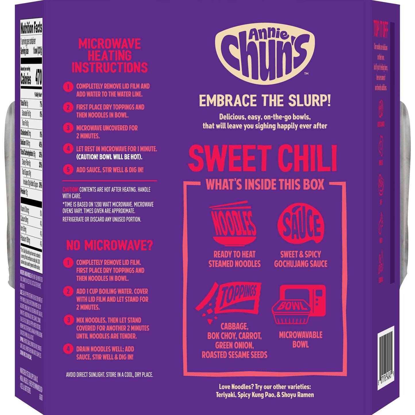 Annie Chun's Sweet Chili Noodle Bowl, 8.38 oz (Pack of 1)