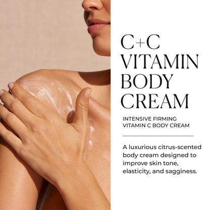 Natura Bissé C+C Vitamin Body Cream, Intensive Firming Body Moisturizer, Nourishes, Firms & Revitalizes, For Normal & Dry Skin, 8.8 Oz