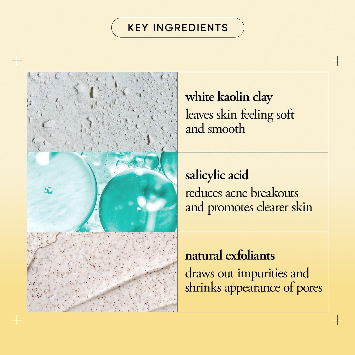 philosophy purity made simple pore extractor clay face mask - with purifying white kaolin clay, salicylic acid & natural exfoliants – removes impurities and reduces the appearance of pores