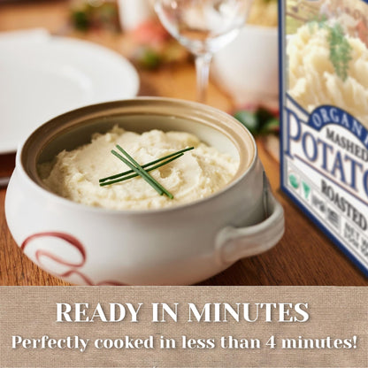 Edward & Sons Organic Homestyle Mashed Potatoes - Instant Mashed Potatoes, Instant Potatoes, Organic Potato Flakes, Vegan - 3.5 Oz (Pack of 1)