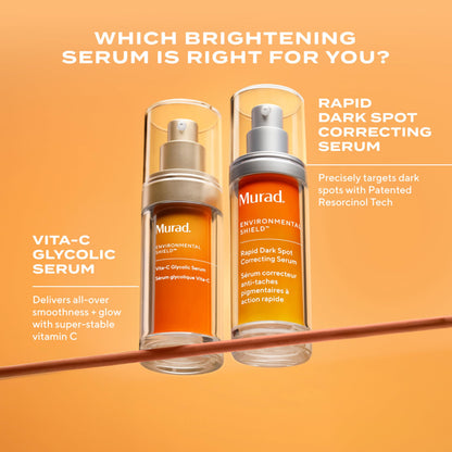 Murad Vita-C Glycolic Serum - Advanced Brightening Vitamin C and Glycolic Acid Face Serum for Improved Skin Tone and Texture - Gold-Stabilized Vitamin C for Enhanced Efficacy and Potency