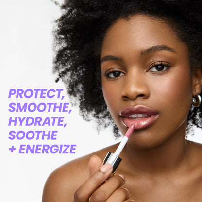 Wonderskin Lip Oil Rehab Serum - Tinted Lip Oil, Hydrating, Moisturizing, and Non-Sticky Deep Red Tint Serum for Dry Lips (Honey)