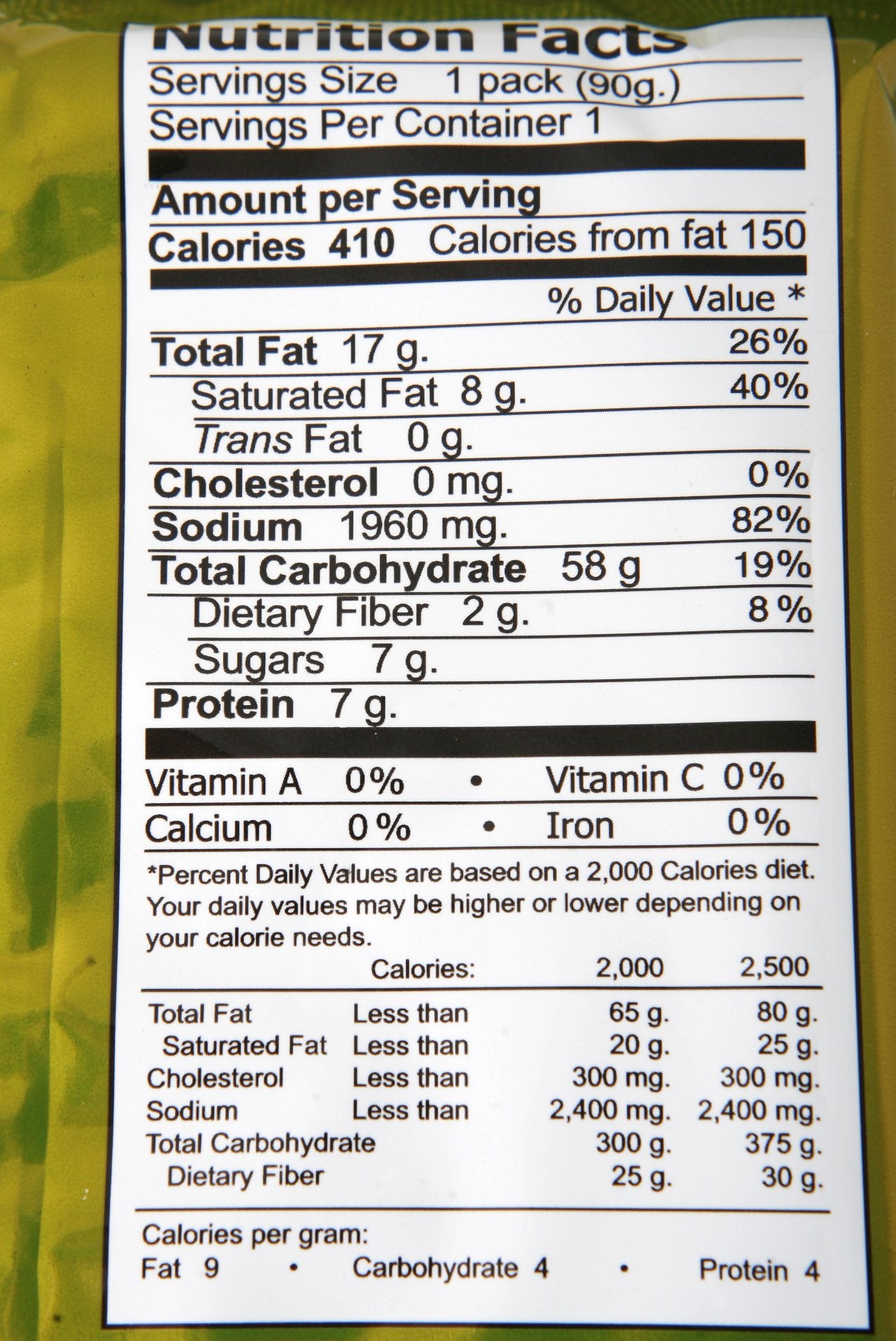 Mama Ramen Instant Noodles Green Curry Flavor (90g - 3.17oz) - Jumbo Pack of 20
