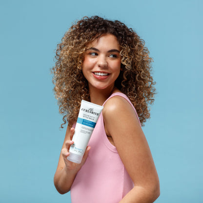 CURLSMITH Hold Me Softly Style Balm - Curl Enhancing, Soft Hold Curl Cream, Lightweight, No Crunch Curl Cream, For All Curl Types, Vegan & Cruelty Free