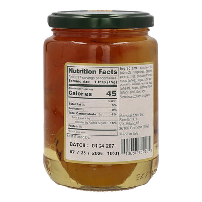 SPERLARI CANDIED FRUIT IN SYRUP 19.7oz.(560g)