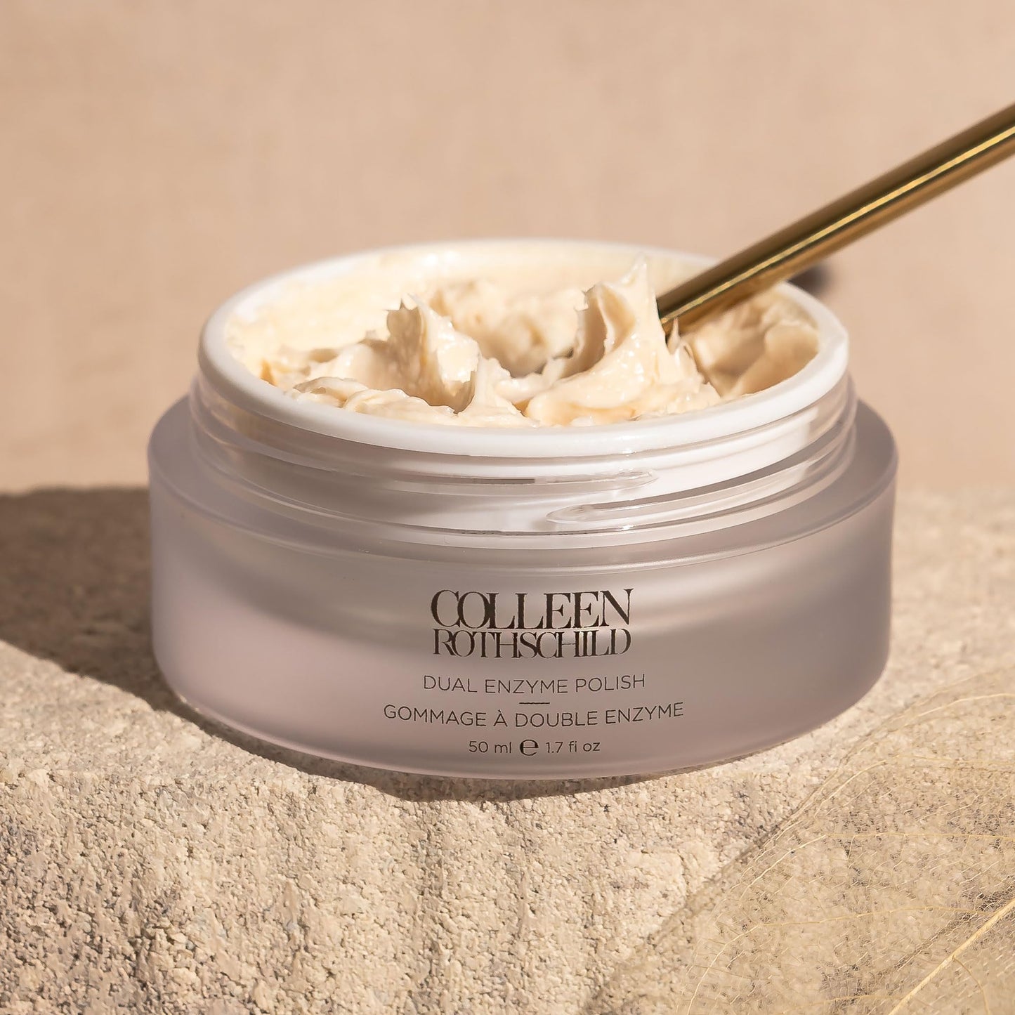 COLLEEN ROTHSCHILD Dual Enzyme Polish | Dual-Action Face Scrub | Resurface, Brighten and Soften | Made With AHAs and Fruit Enzymes (1.7 fl oz)