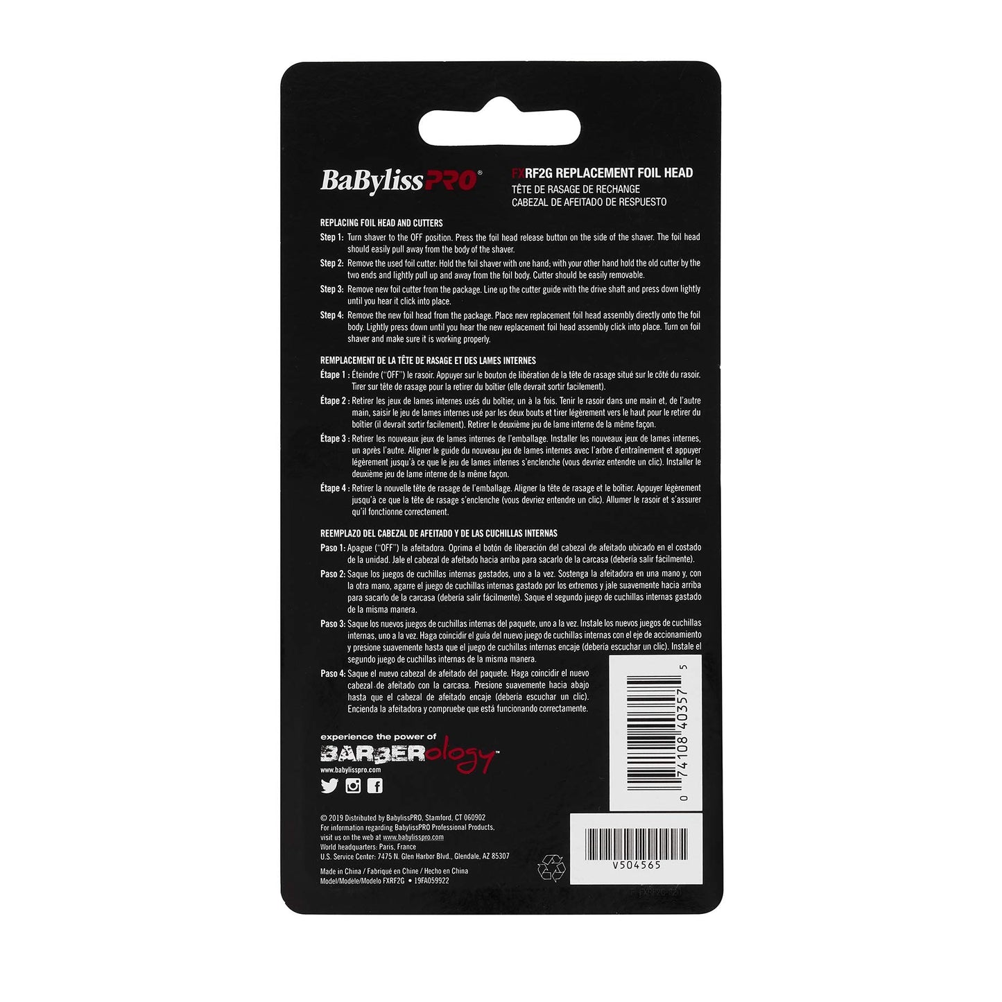 Replacment Foil and Cutter for MetalFX Double Foil Shavers