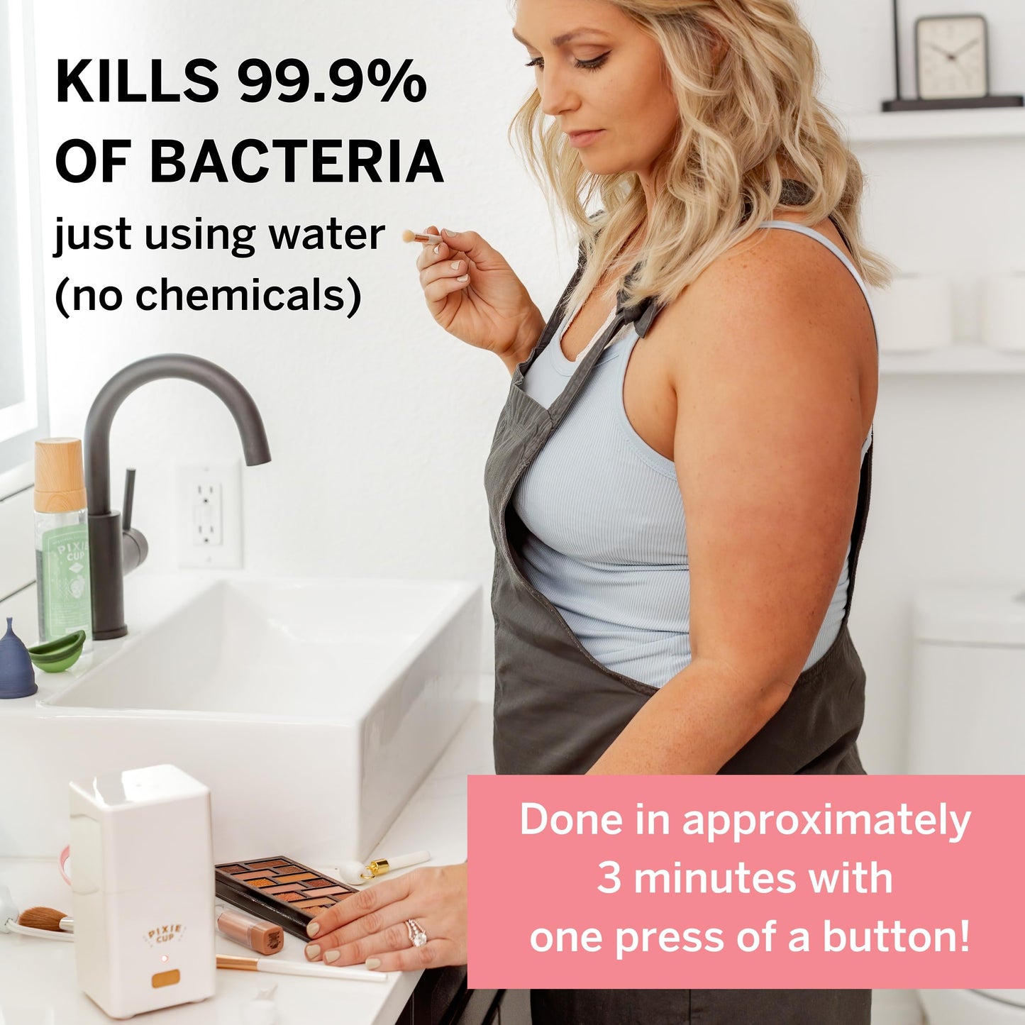 Pixie Menstrual Disc Collection - 2 Reusable Period Discs with Applicator, Sterilizer, Feminine Wash & Totes for Feminine Care, Tampon-Style Insertion - All-in-One Easy Period Solution