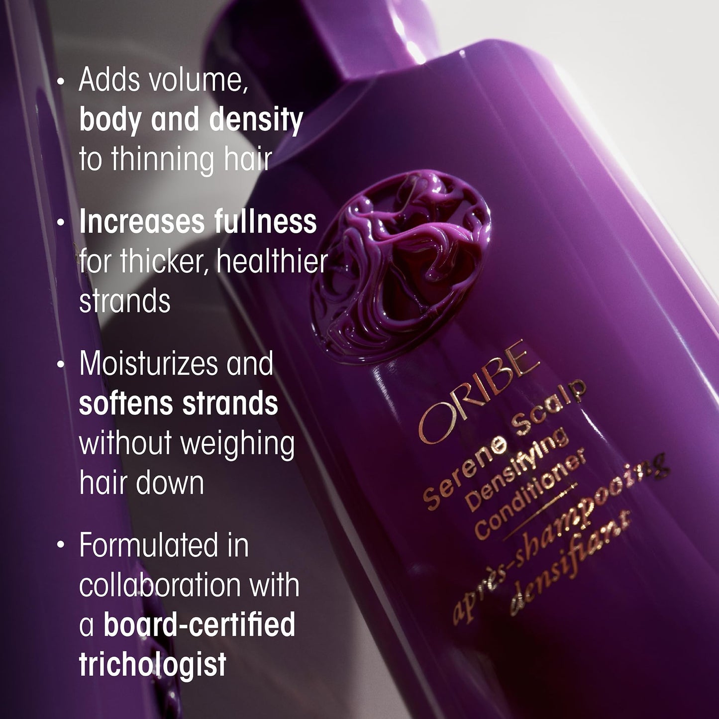 Oribe Serene Scalp Densifying Conditioner for Thinning Hair with Capixyl™ - Adds Volume, Body & Fullness for Thicker, Healthier Hair - Reduces Shedding, Moisturizes, & Detangles - 5.9 oz