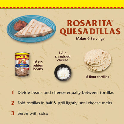 Rosarita Vegetarian Refried Beans, 16 oz