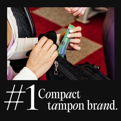 U by Kotex Click Compact Multipack Tampons, Regular/Super Absorbency, Unscented, 45 Count