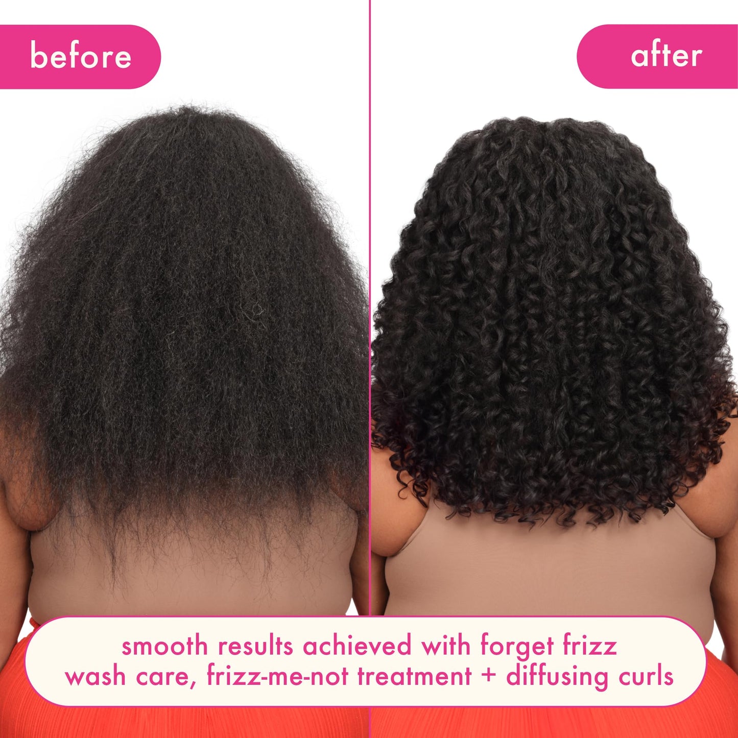 amika frizz-me-not hydrating anti-frizz treatment | lightweight hydrating spray for medium to thick coarse hair types 2a-4c, humidity + heat protection, smooth frizz for up to 3 days