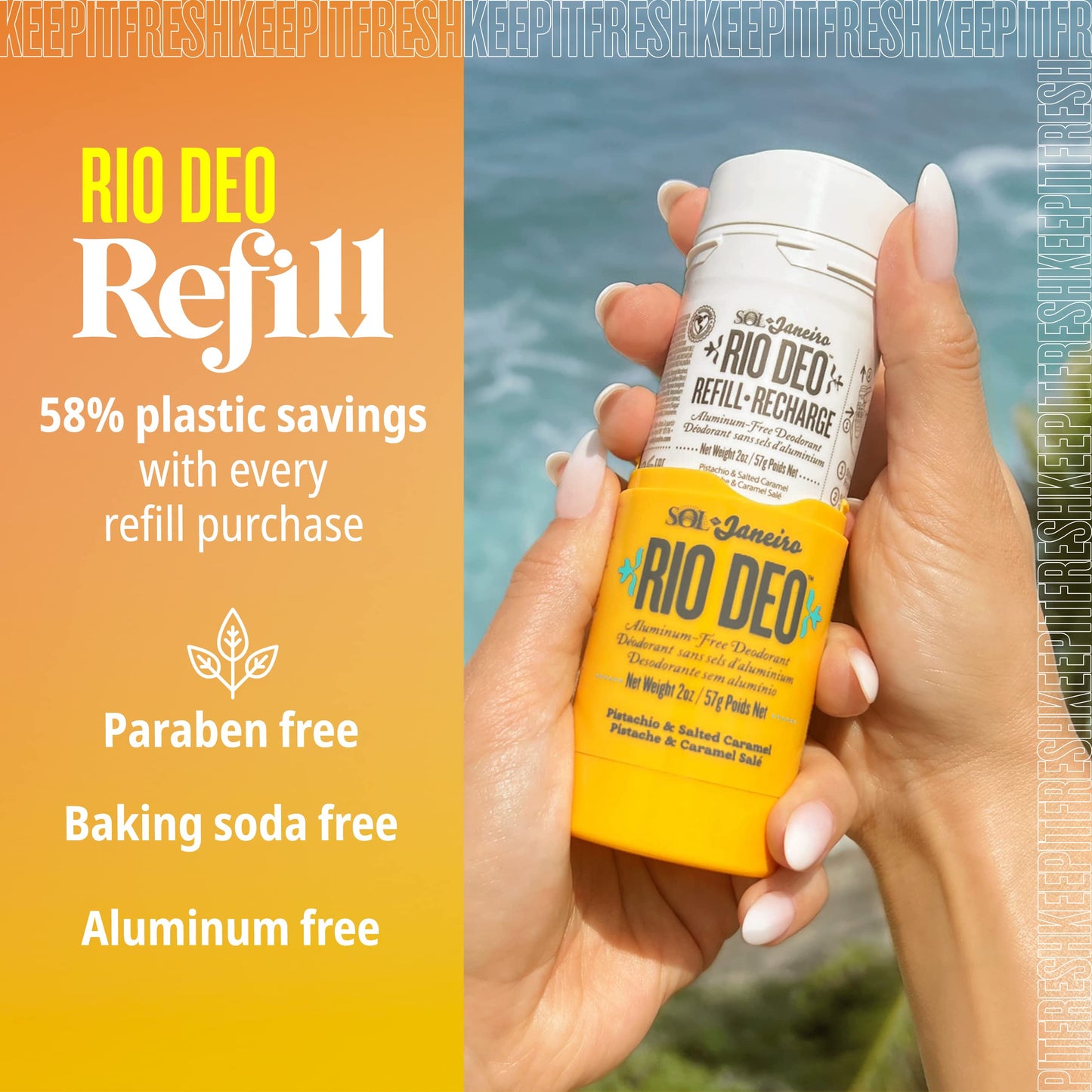 Sol de Janeiro Rio Deo Aluminum-Free Deodorant Refill Cartridge