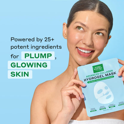Mario Badescu Advanced Collagen Hydrogel Mask Set of 3 | Face Mask with Peptides, Hyaluronic Acid & Niacinamide for Hydrating, Firming, Brightening & Soothing Skin