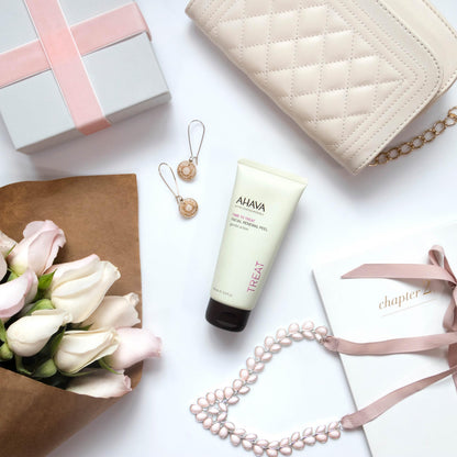 AHAVA Time to Treat Facial Renewal Peel - Gel peel for immediate radiance & even tone, enhances renewal, smoothes skin surface, with Osmoter, Biasbolol, Calendula & Vitamin C & Aloe Vera, 3.4 Fl.Oz