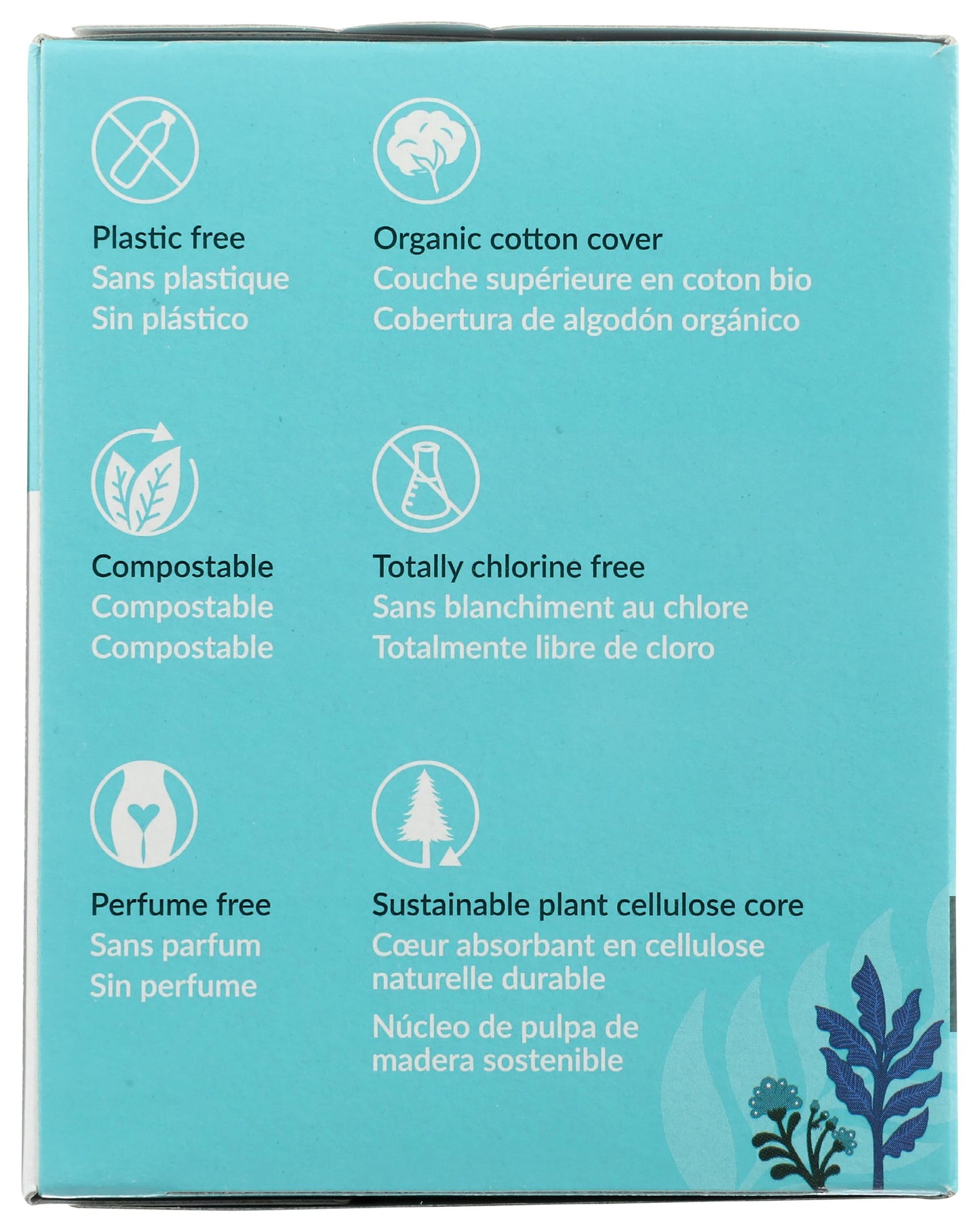 Natracare, Pads Ultra Super with Wings, 12 Count