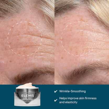 ELEMIS ULTRA SMART Pro-Collagen Night Genius | Powerful Anti-Wrinkle Rich Recovery Cream Replenishes, Rejuvenates, and Firms Skin Overnight