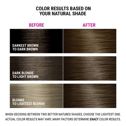 Better Natured Permanent 6A Dark Ash Blonde Hair Color Dye - Naturally-derived, Vegan & 100% Gray Coverage that Lasts up to 8 Weeks