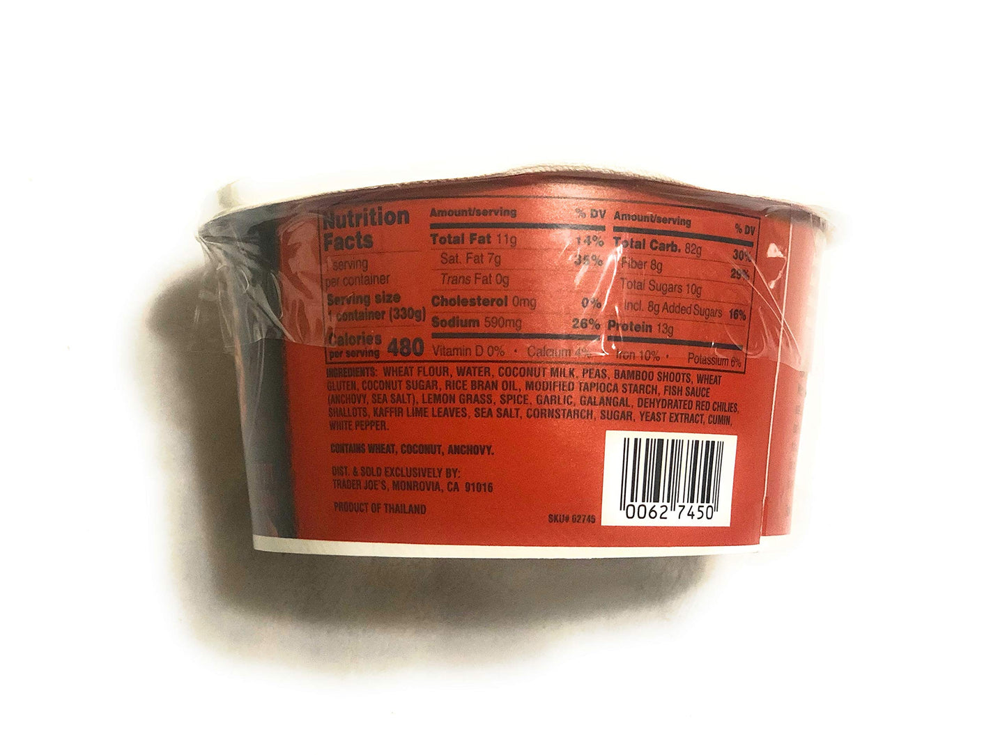 Trader Joe’s Red Curry Thai Noodles
