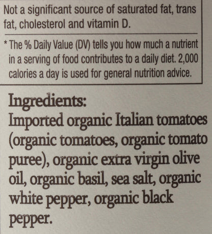 ORGANICO BELLO Organic Delicate Recipe Pasta Sauce, 25 OZ