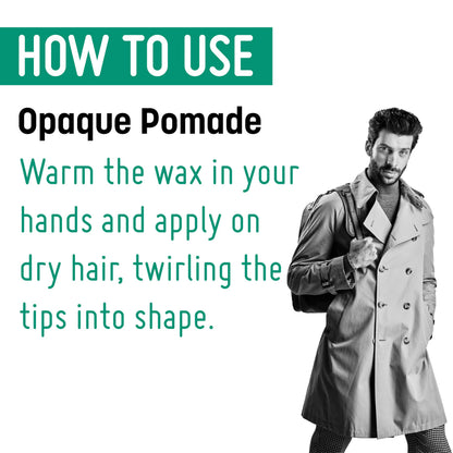 FRAMESI BARBER GEN Opaque Pomade, 3.4 fl oz, Pomade for Men, Matte Hair Wax