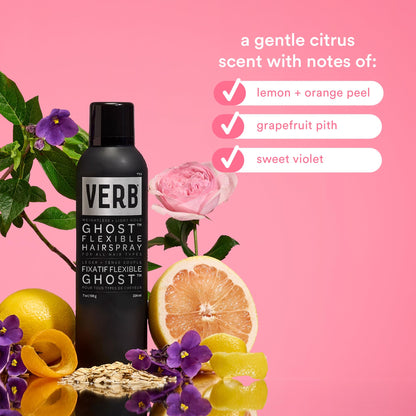 VERB Ghost Flexible Hairspray - Weightless Medium Hold - Infused with Moringa Oil - Anti-Frizz + Promotes Radiant Shine – for All Hair Types