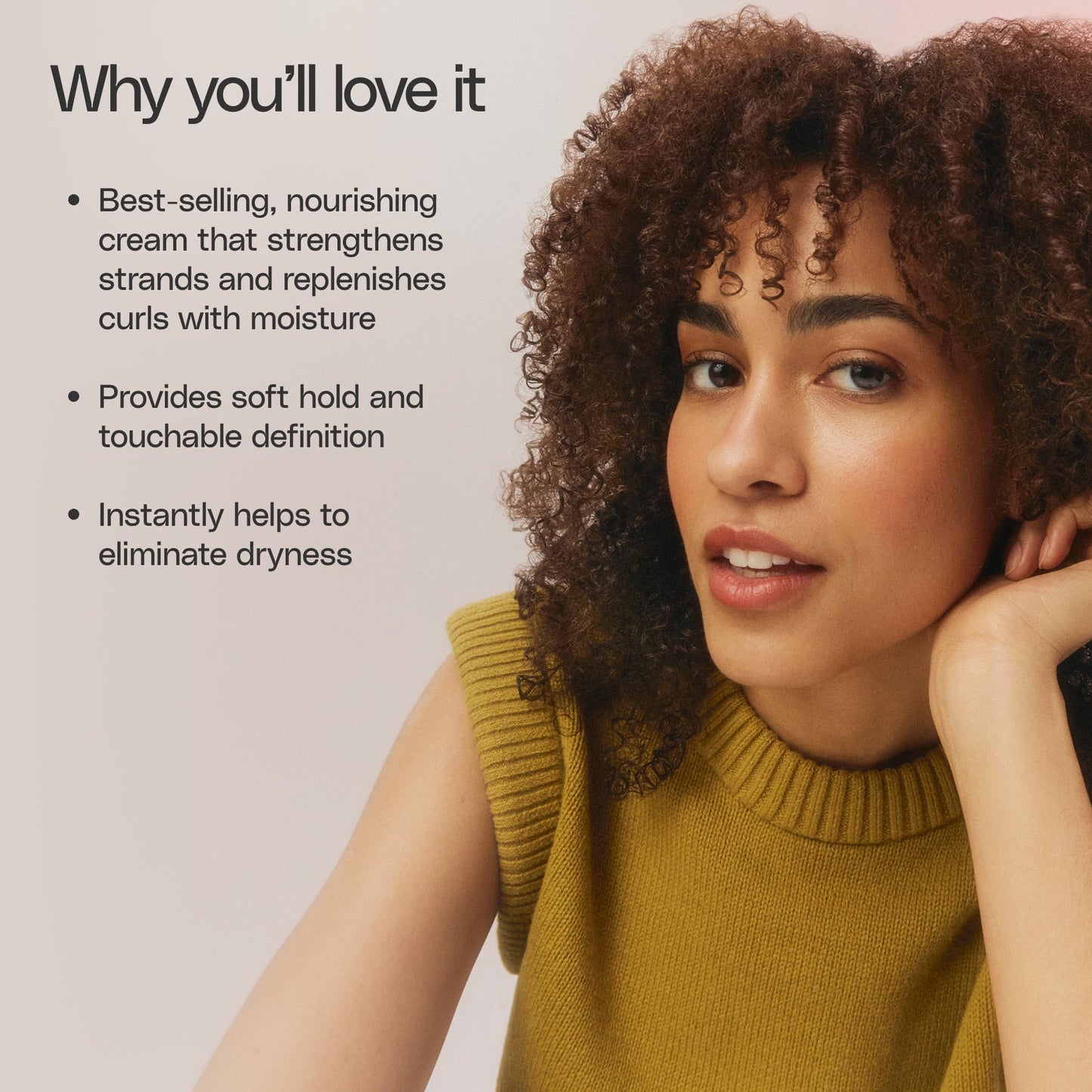 Ouidad Curl Quencher Hydrafusion Intense Curl Cream - 5 oz, Curl Defining Styling Cream for Touchable Curls, Flexible Hold Frizz Control Curly Hair Cream, Helps Eliminate Dryness, For Tight Curls