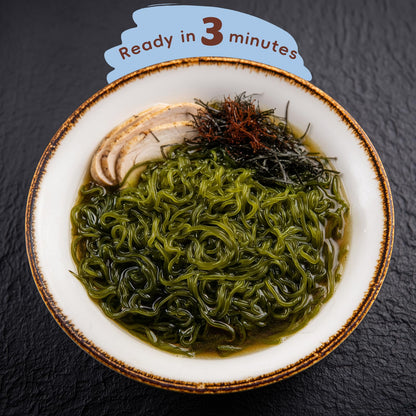 SUNGIVEN Organic Kelp Noodles 50.8 Oz Low Sodium Gluten Free Keto Low Calorie Vegan 6.35 Oz Pack of 8