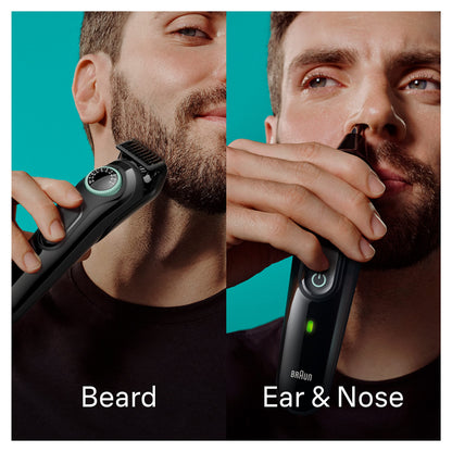 Braun All-In-One Style Kit Series 3 3450, 5-in-1 Trimmer for Men with Beard Trimmer, Ear & Nose Trimmer, Hair Clippers & More, Ultra-Sharp Blade, 40 Length Settings and Washable