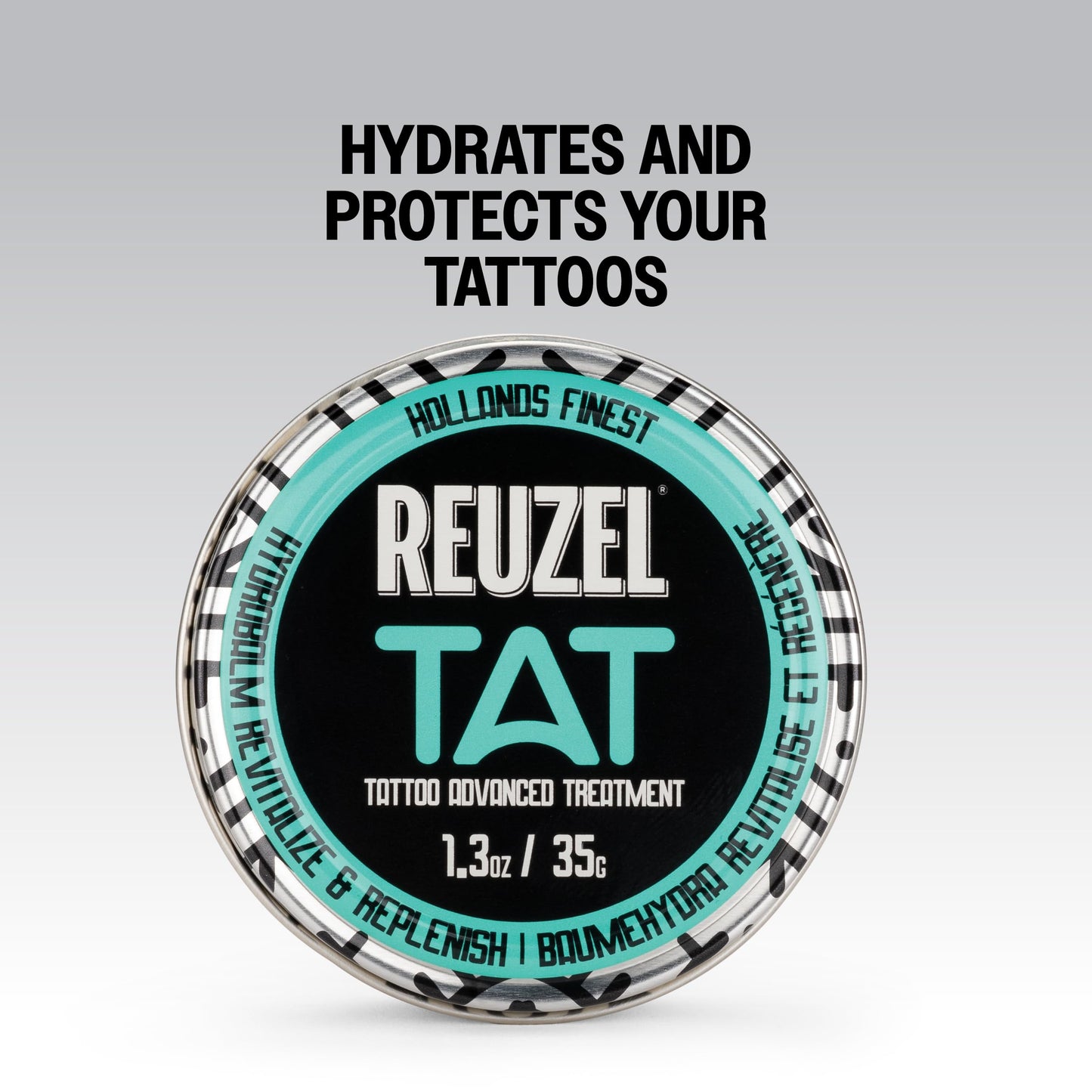 REUZEL Hydrabalm, Color Enhancement Revives Tattoos, Moisturizes, Protects, Prevents Skin Irration and Damage, Vegan Formula and Natural Ingredients, Petroleum Free, 1.3 oz