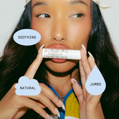 DedCool Lip Balm Stick | Watermelon | Jumbo | Coconut Oil Lip Balm | Long-Lasting Moisture for Dry, Chapped Lips | Vegan, Clean, Non-Toxic
