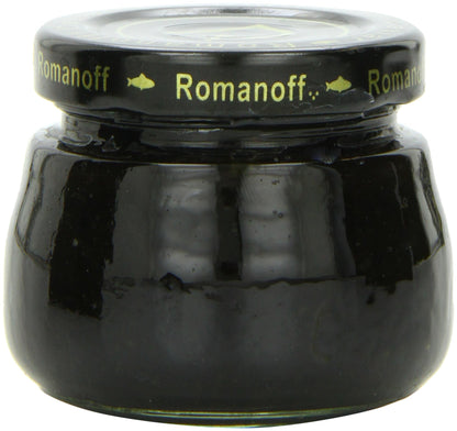 Romanoff Caviar Black Lumpfish, 2 oz, Whole